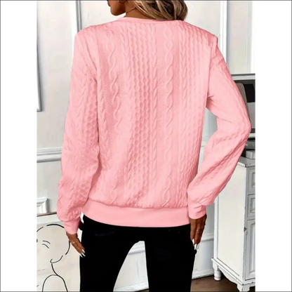 Texture Half Zip Long Sleeve Sweatshirt - Sweatshirts & Hoodies on Sale Worldwide Shipping
