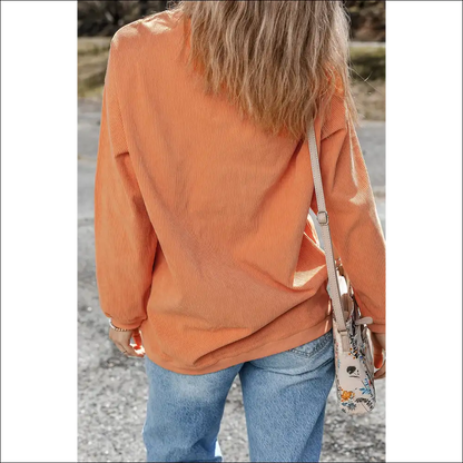 Thankful Round Neck Long Sleeve Sweatshirt - Sweatshirts & Hoodies on Sale Worldwide Shipping