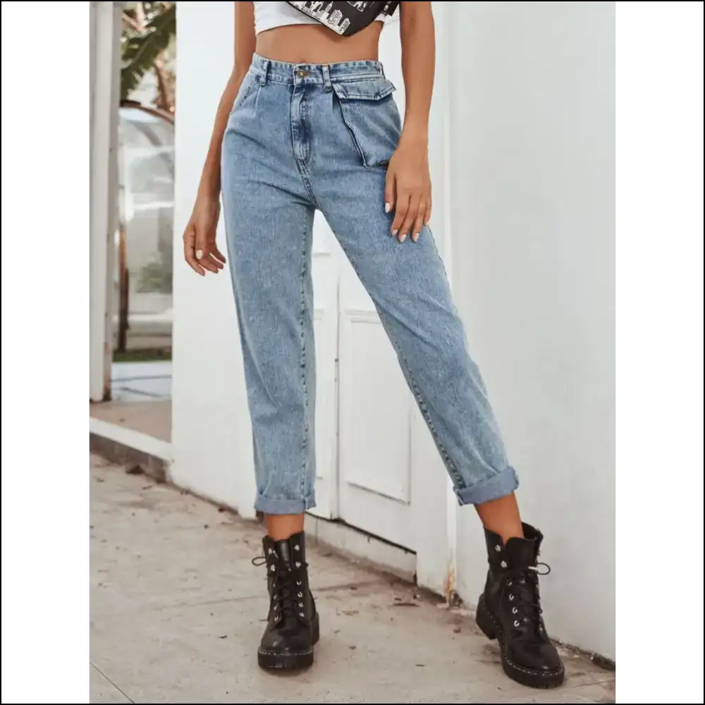 Transform your Life with High Waist Straight Leg Jeans from Needful Things! 😂 - on Sale Worldwide Shipping