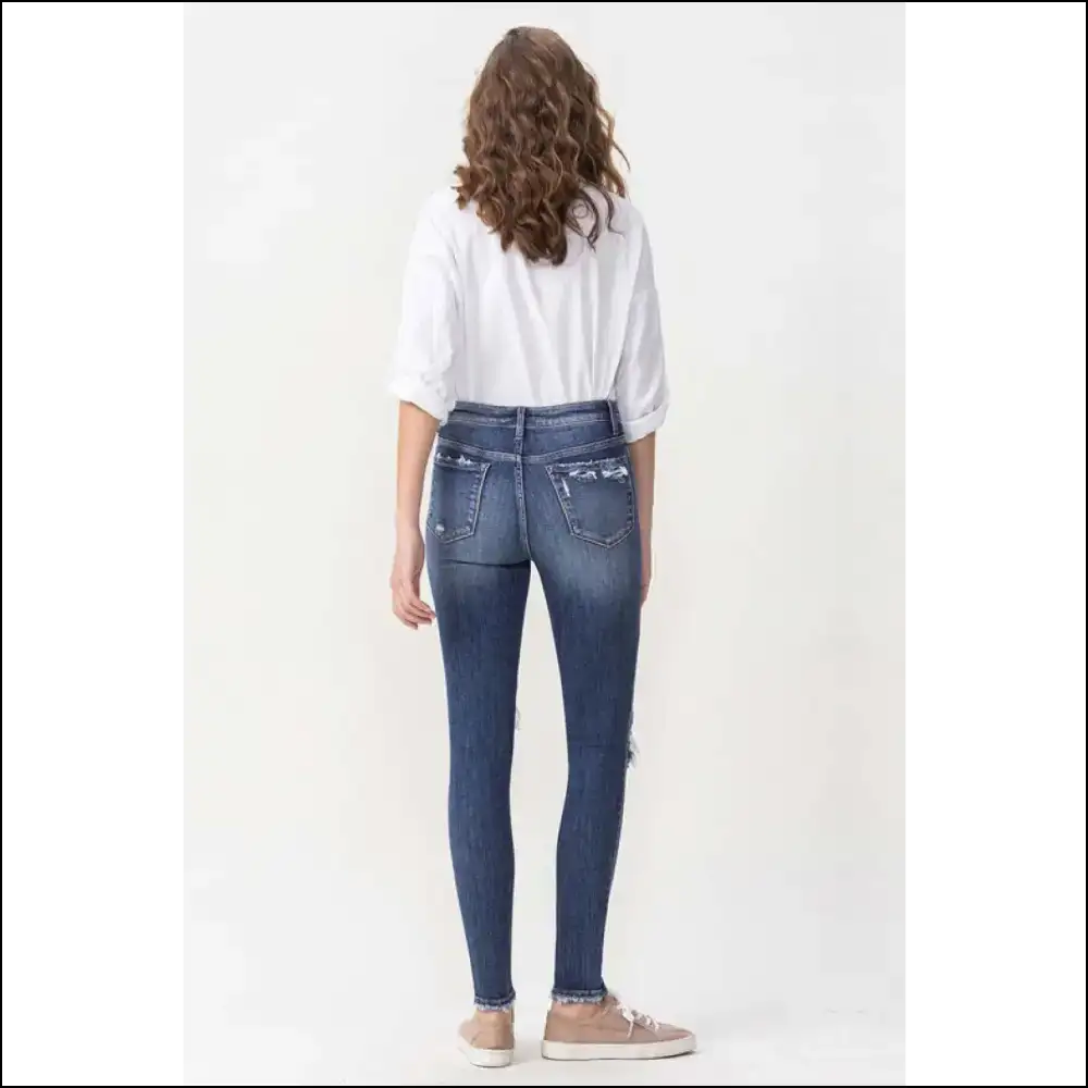 Transform your Outfit with Lovervet Hayden High Rise Skinny Jeans – Denim Euphoria! 🎉👖 - on Sale Worldwide Shipping