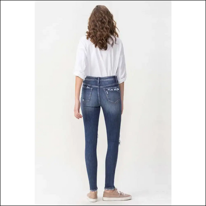 Transform your Outfit with Lovervet Hayden High Rise Skinny Jeans – Denim Euphoria! 🎉👖 - on Sale Worldwide Shipping