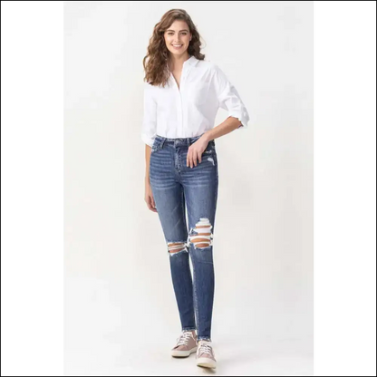 Transform your Outfit with Lovervet Hayden High Rise Skinny Jeans – Denim Euphoria! 🎉👖 - on Sale Worldwide Shipping