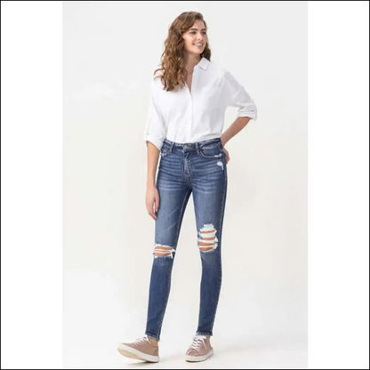 Transform your Outfit with Lovervet Hayden High Rise Skinny Jeans – Denim Euphoria! 🎉👖 - on Sale Worldwide Shipping