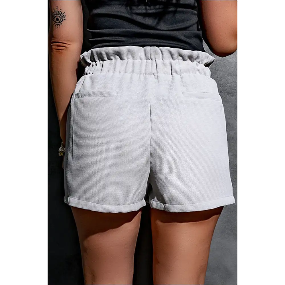 Trendy Paperbag Shorts with Pockets - Chic & Playful - on Sale Worldwide Shipping