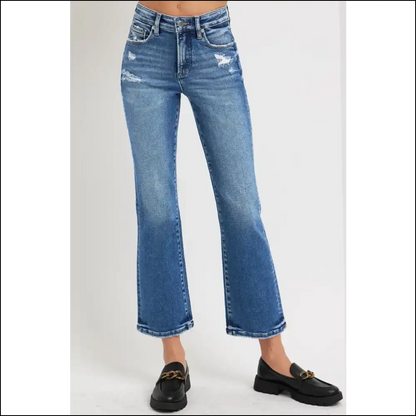 Tummy Control High Rise Jeans: Because who Needs Abs when you have Style? 😄👖 - Jeans on Sale Worldwide Shipping