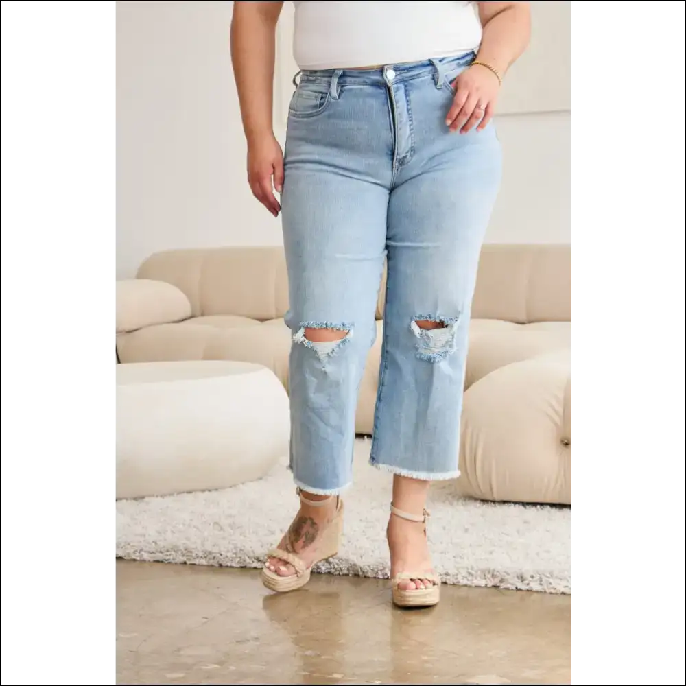 Tummy Control High Waist Jeans: Fierce Fashion for the Fabulous You! 💥👖 - Jeans on Sale Worldwide Shipping