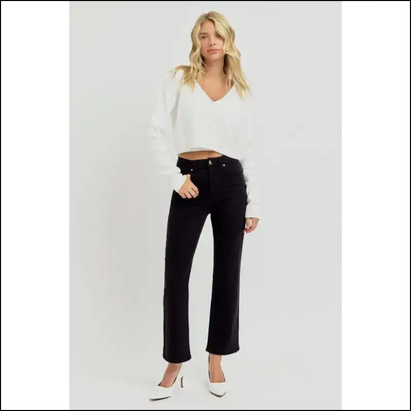 Tummy Control Magic: Embrace the Crop and Take your Style Higher! 🌟👖 - Jeans on Sale Worldwide Shipping