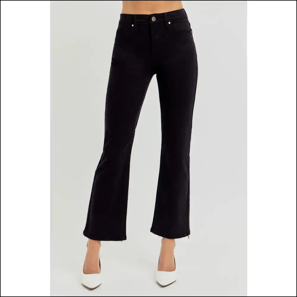 Tummy Control Magic: Embrace the Crop and Take your Style Higher! 🌟👖 - Black / 1xl - Jeans on Sale Worldwide Shipping