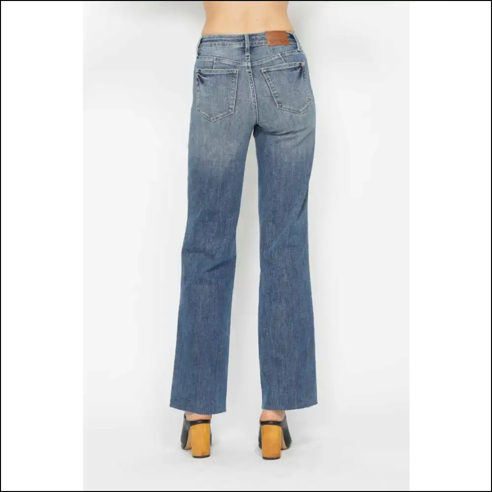 Tummy Control Straight Jeans: Confidence in Every Curve no Apologies! 😂💃 - Jeans on Sale Worldwide Shipping