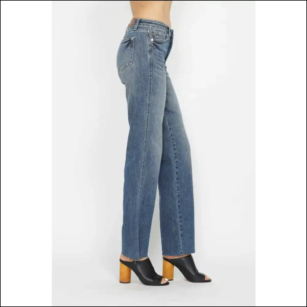 Tummy Control Straight Jeans: Confidence in Every Curve no Apologies! 😂💃 - Jeans on Sale Worldwide Shipping