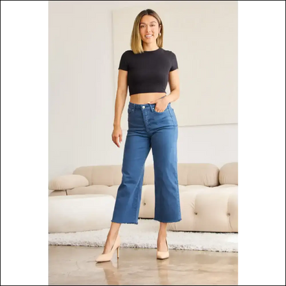 Tummy Trouble? Meet Chloe’s High Waist Jeans – your New Best Friend! 😂👖 - on Sale Worldwide Shipping