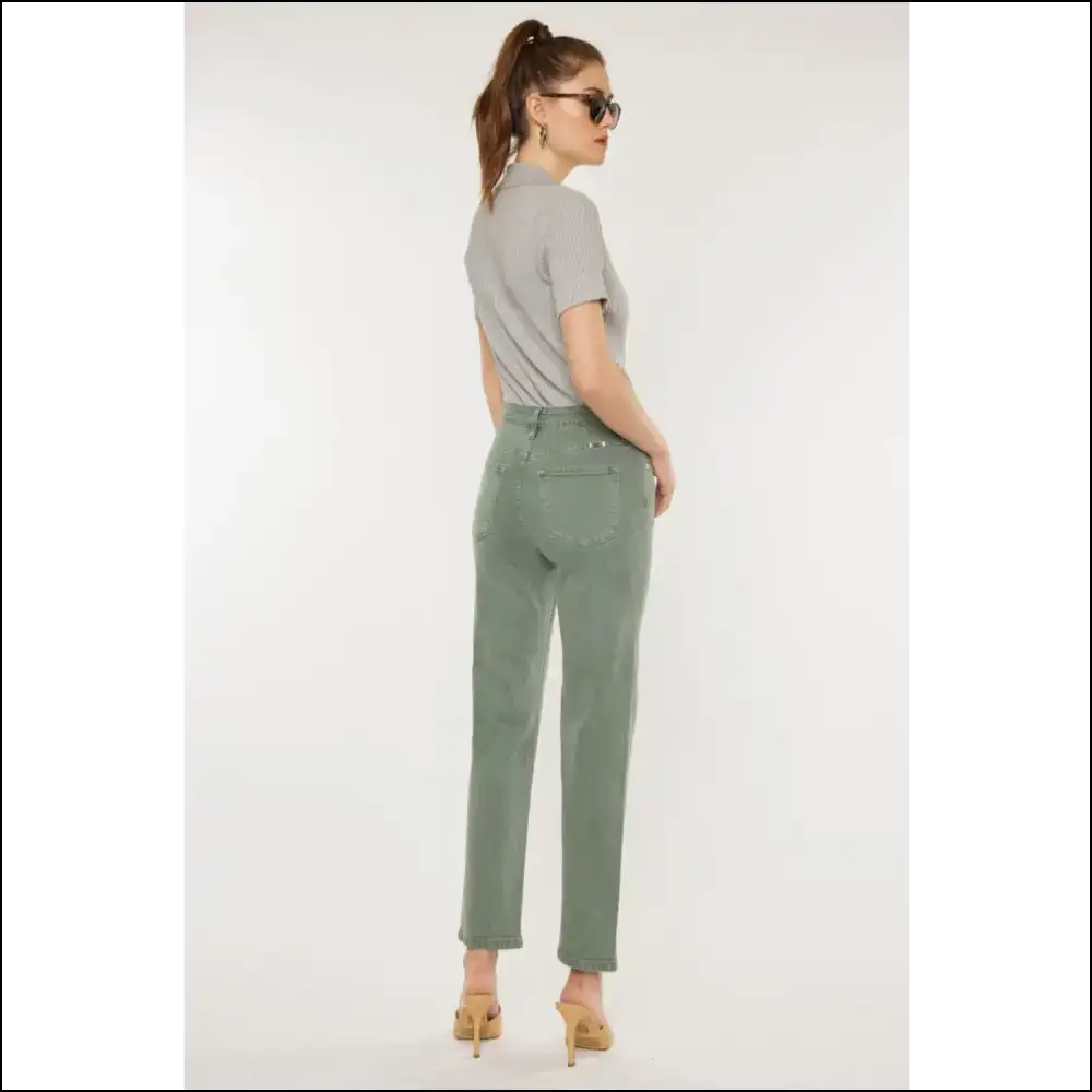 Ultimate 90s Throwback: Needful Things Ultra High Rise Straight Vibes! 🍏✨ - Jeans on Sale Worldwide Shipping