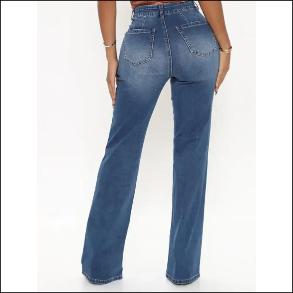 Unleash your Inner Diva in Needful Things Raw Hem High Waist Jeans 💃✨ - on Sale Worldwide Shipping
