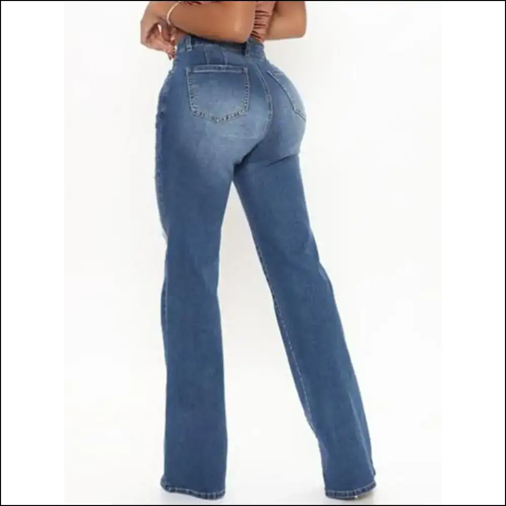 Unleash your Inner Diva in Needful Things Raw Hem High Waist Jeans 💃✨ - on Sale Worldwide Shipping