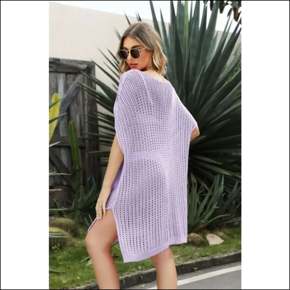 Unleash your Inner Diva in our Slit-tastically Fabulous Needful Things Cover-up Dress! 💃✨ - Cover-ups Swimwear on Sale Worldwide Shipping
