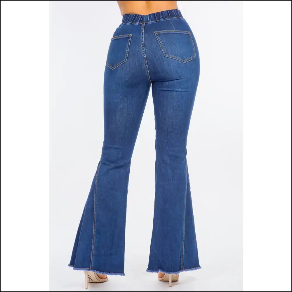 Unleash your Inner Diva with American Bazi Curvy Flare Jeans! 🍑✨ - Jeans on Sale Worldwide Shipping