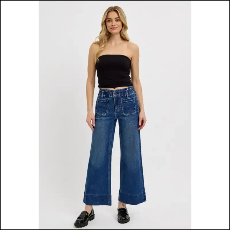 Unleash your Inner Diva with Needful Things Risen Elastic Band Jeans! 💃✨ - Jeans on Sale Worldwide Shipping