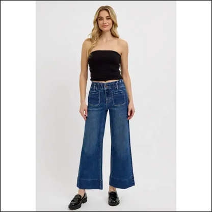 Unleash your Inner Diva with Needful Things Risen Elastic Band Jeans! 💃✨ - Jeans on Sale Worldwide Shipping