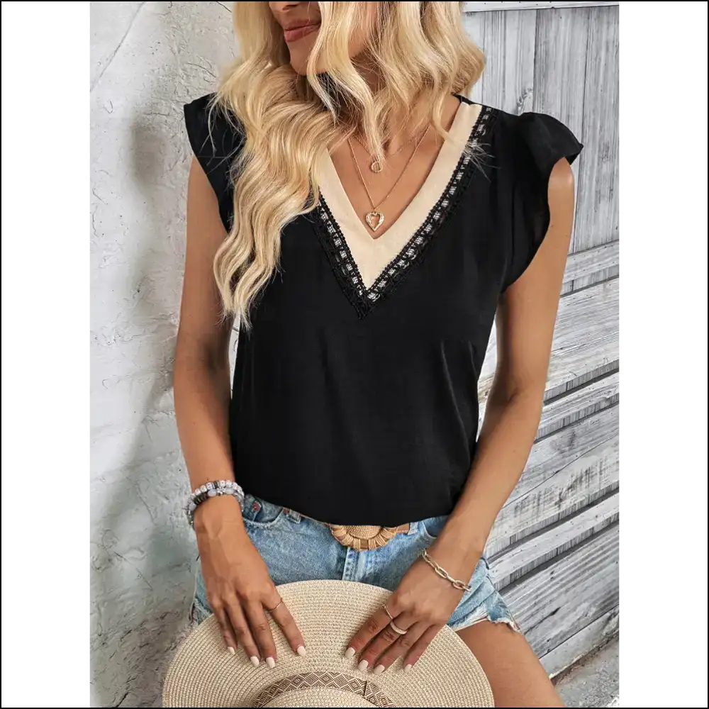 Unleash your Inner Diva with Perfee Ruffled V-neck Tank - Confidence Awaits! 💃 - Tops on Sale Worldwide Shipping