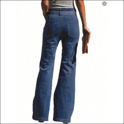 Unleash your Inner Fashionista with Needful Things Tied Flare Jeans! - Jeans on Sale Worldwide Shipping