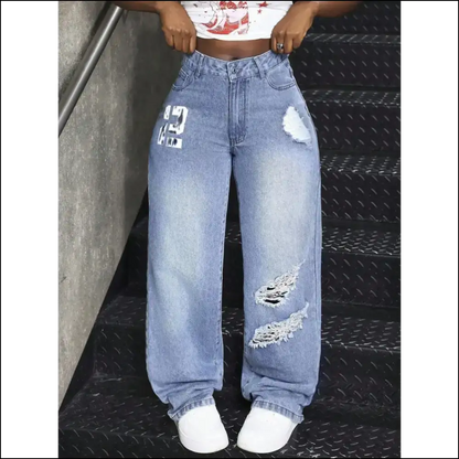Unleash your Inner Fashionista with Needful Things Wide Leg Wonders! 😎✨ - Jeans on Sale Worldwide Shipping