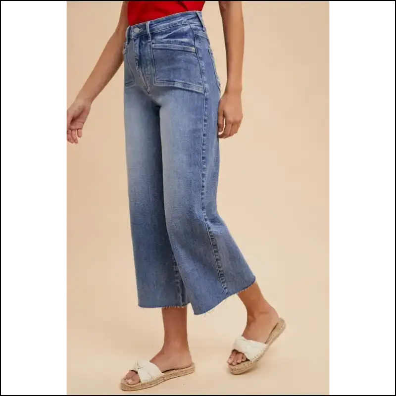 Unleash your Inner Goddess in High Rise Wide Leg Jeans from Needful Things! 🍑✨ - on Sale Worldwide Shipping