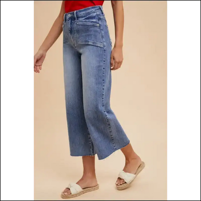 Unleash your Inner Goddess in High Rise Wide Leg Jeans from Needful Things! 🍑✨ - on Sale Worldwide Shipping
