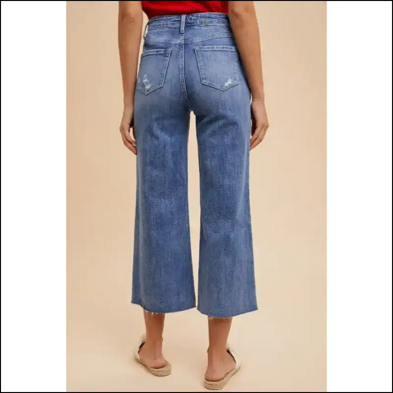 Unleash your Inner Goddess in High Rise Wide Leg Jeans from Needful Things! 🍑✨ - on Sale Worldwide Shipping