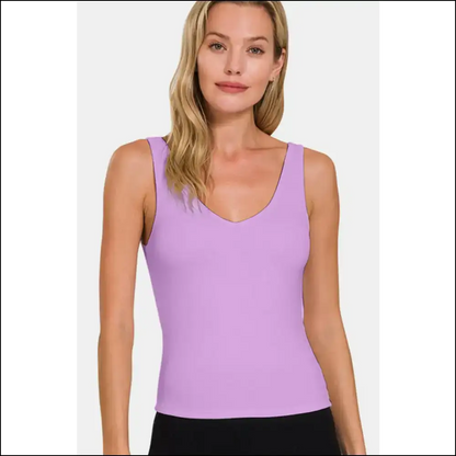Unleash your Inner Goddess in our V-neck Slim Tank: Confidence Unlocked! 💪✨ - Tank Tops on Sale Worldwide Shipping