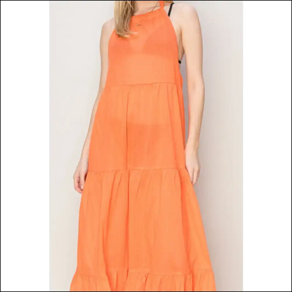 Unleash your Inner Goddess: Needful Things Halter Neck Maxi Dress Magic✨ - Cover-ups Swimwear on Sale Worldwide Shipping