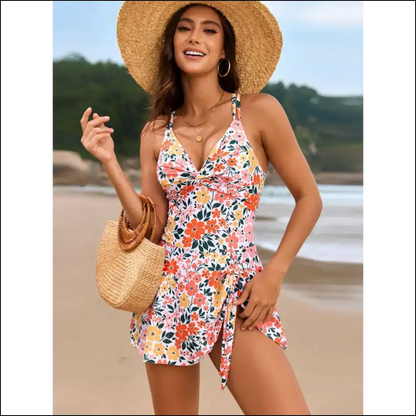 Unleash your Inner Summer Goddess in our Twisted Crisscross One-piece! ?️ - Orange / m - One-piece one Piece Swimwear on Sale Worldwide