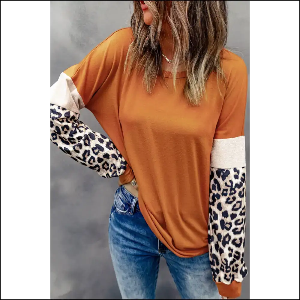Unleash your Inner Wild Child with Needful Things Chic Leopard Long Sleeve 🐆✨ - Sweatshirts & Hoodies on Sale Worldwide Shipping