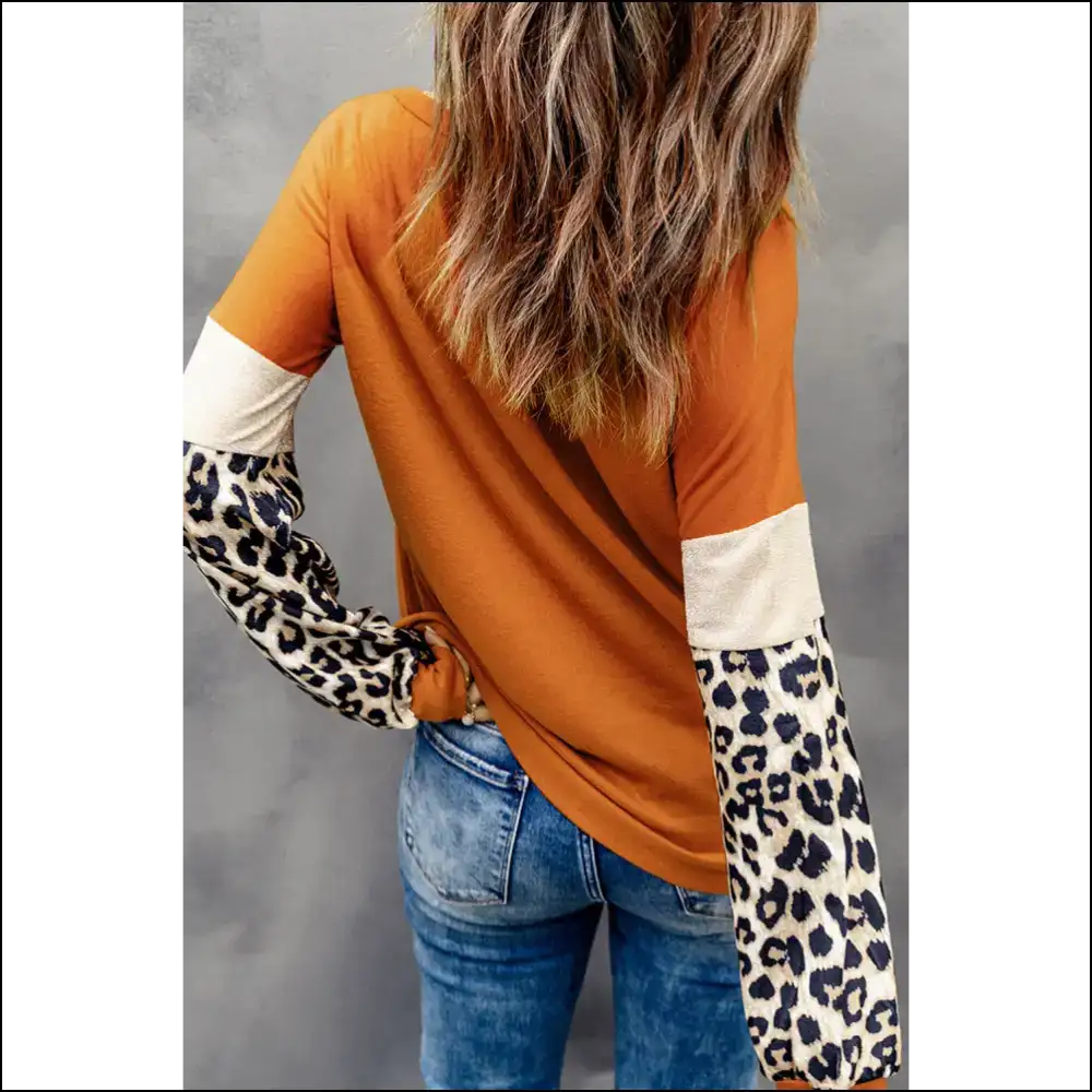 Unleash your Inner Wild Child with Needful Things Chic Leopard Long Sleeve 🐆✨ - Sweatshirts & Hoodies on Sale Worldwide Shipping