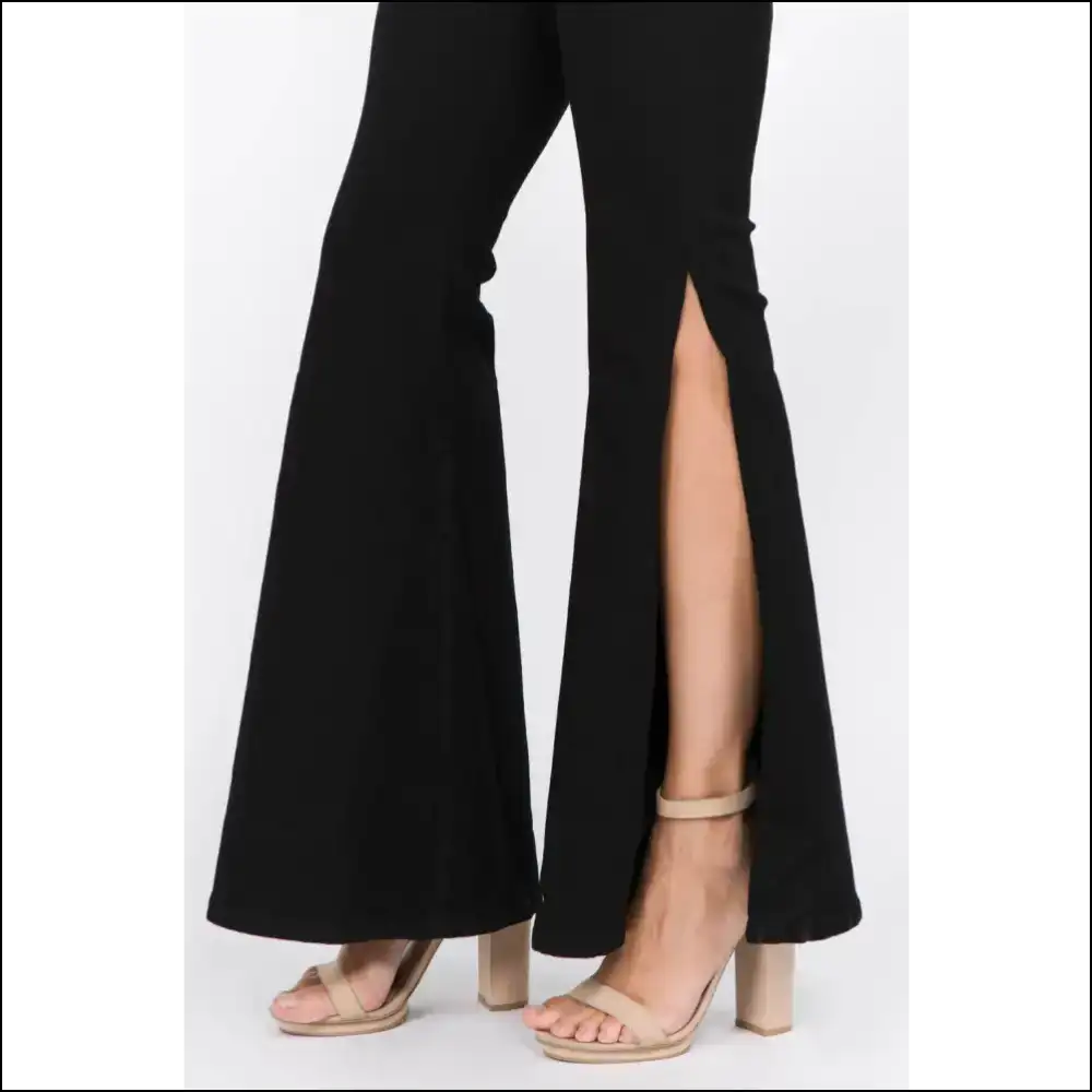 Unleash your Sass with Needful Things’ American Bazi Slit Flare Jeans! - Jeans on Sale Worldwide Shipping