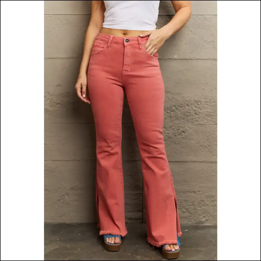 Unlock your Sass with Risen Bailey High Waist Flares – Ready to Slay! 😂👖 - Jeans on Sale Worldwide Shipping