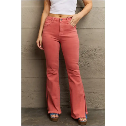 Unlock your Sass with Risen Bailey High Waist Flares – Ready to Slay! 😂👖 - Jeans on Sale Worldwide Shipping