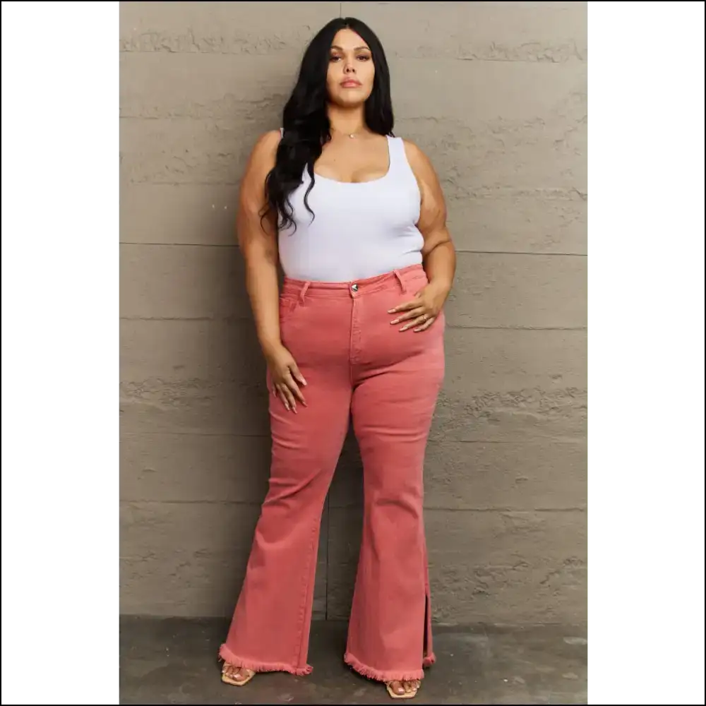 Unlock your Sass with Risen Bailey High Waist Flares – Ready to Slay! 😂👖 - Jeans on Sale Worldwide Shipping
