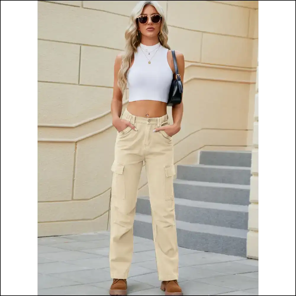 Unstoppable in Pocketed Straight Jeans: Needful Things for the Fiercely Fabulous! 👖💁‍♀️ - Jeans on Sale Worldwide Shipping