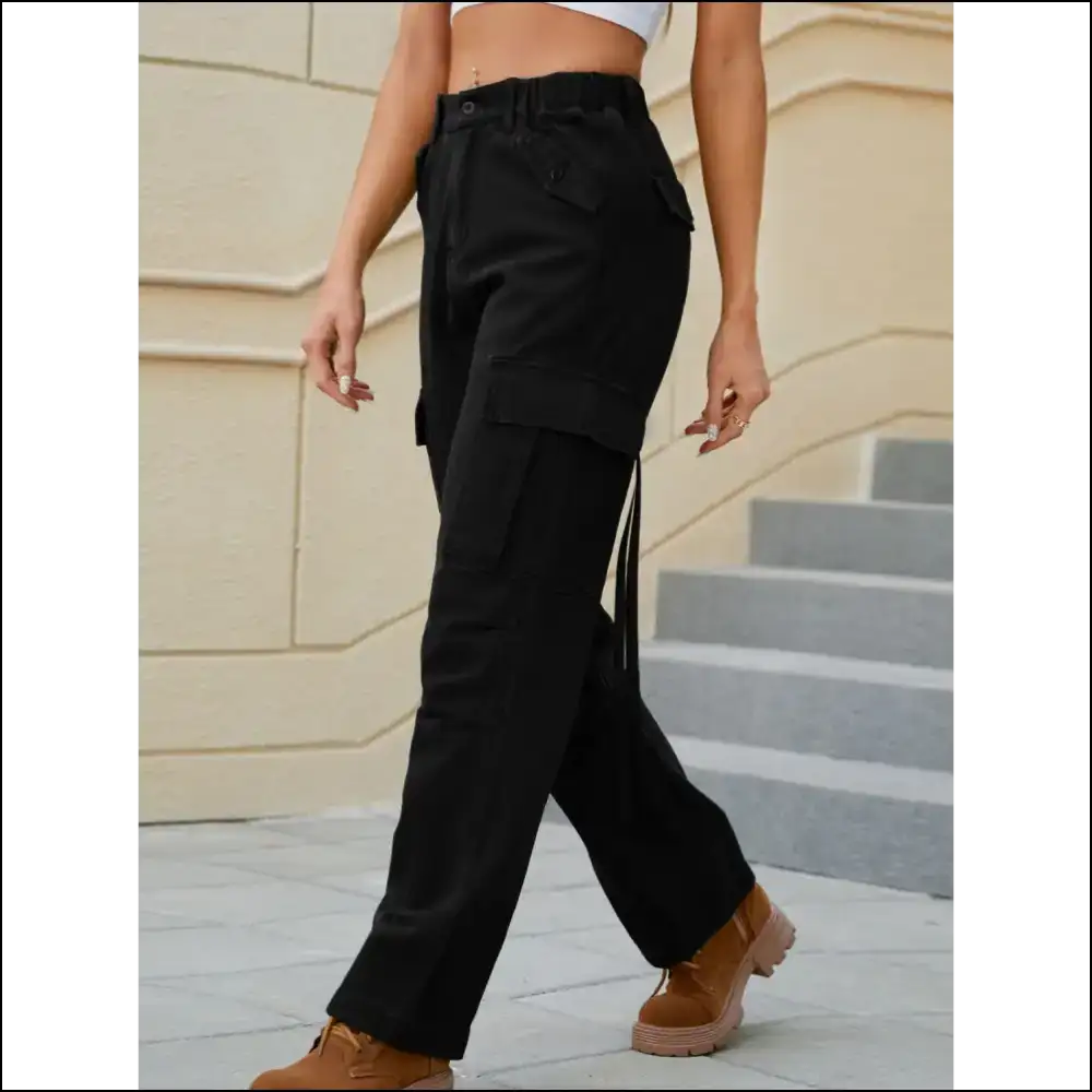 Unstoppable in Pocketed Straight Jeans: Needful Things for the Fiercely Fabulous! 👖💁‍♀️ - Jeans on Sale Worldwide Shipping