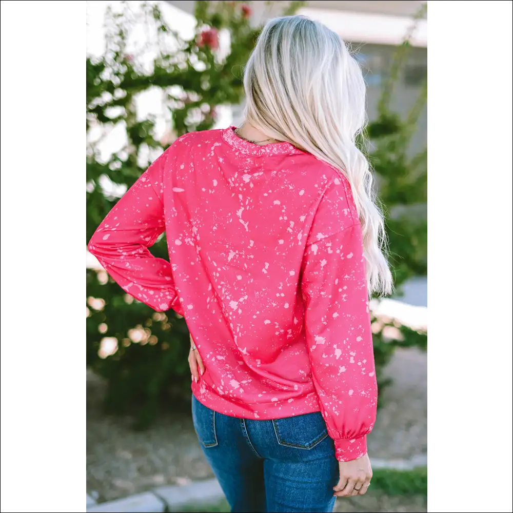 Vibrant Tie-dye Long Sleeve Pullover Sweatshirt - Sweatshirts & Hoodies on Sale Worldwide Shipping