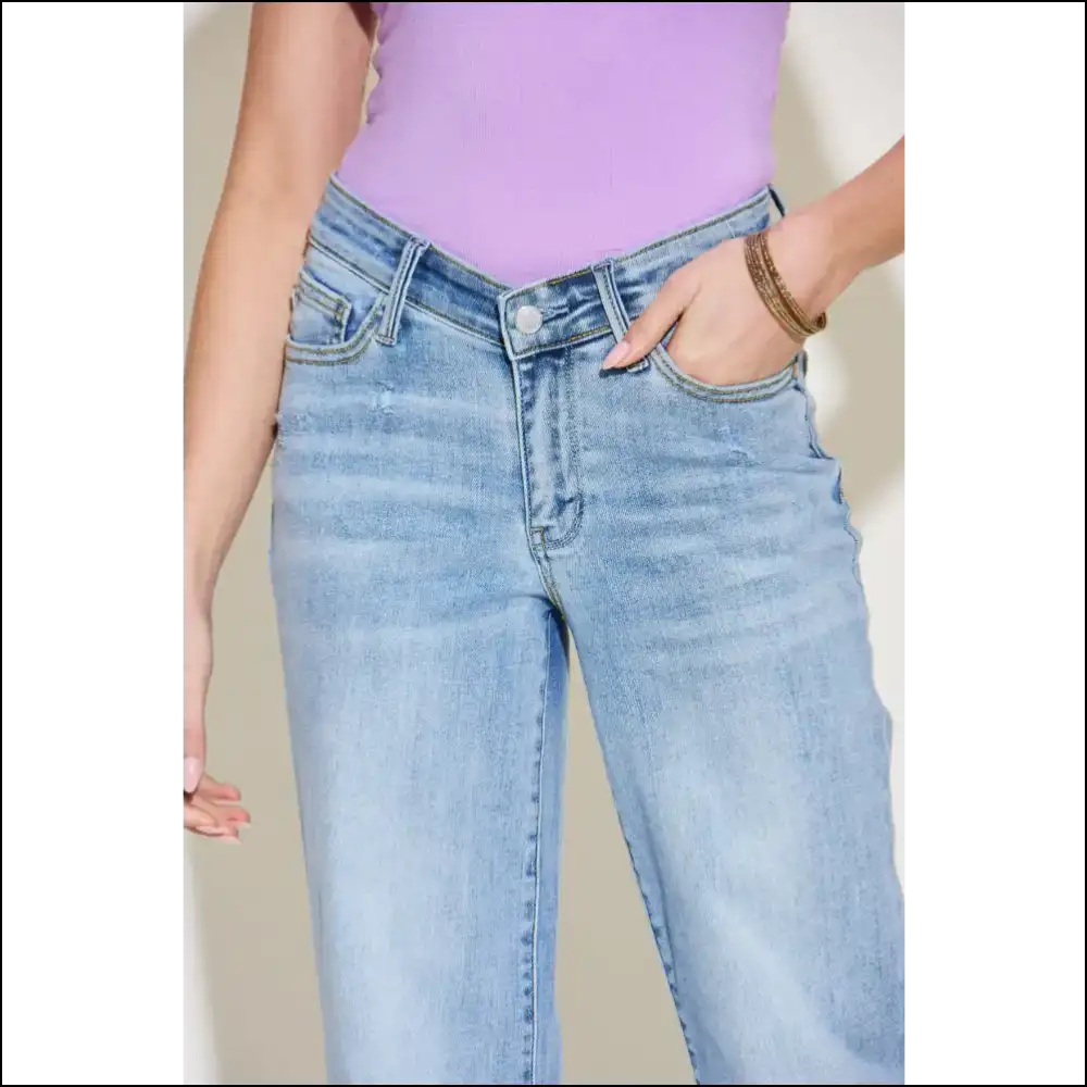 Waistband Straight Jeans that Make your Comfort Dreams Come True 🎉 - on Sale Worldwide Shipping