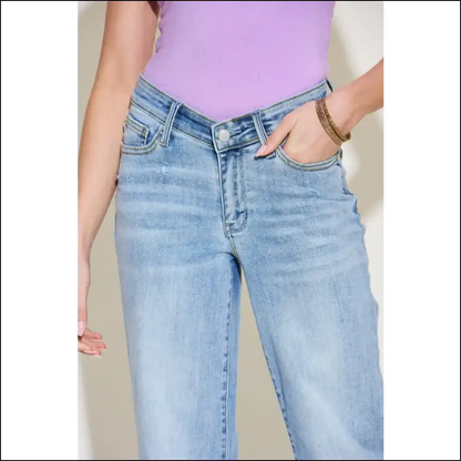 Waistband Straight Jeans that Make your Comfort Dreams Come True 🎉 - on Sale Worldwide Shipping
