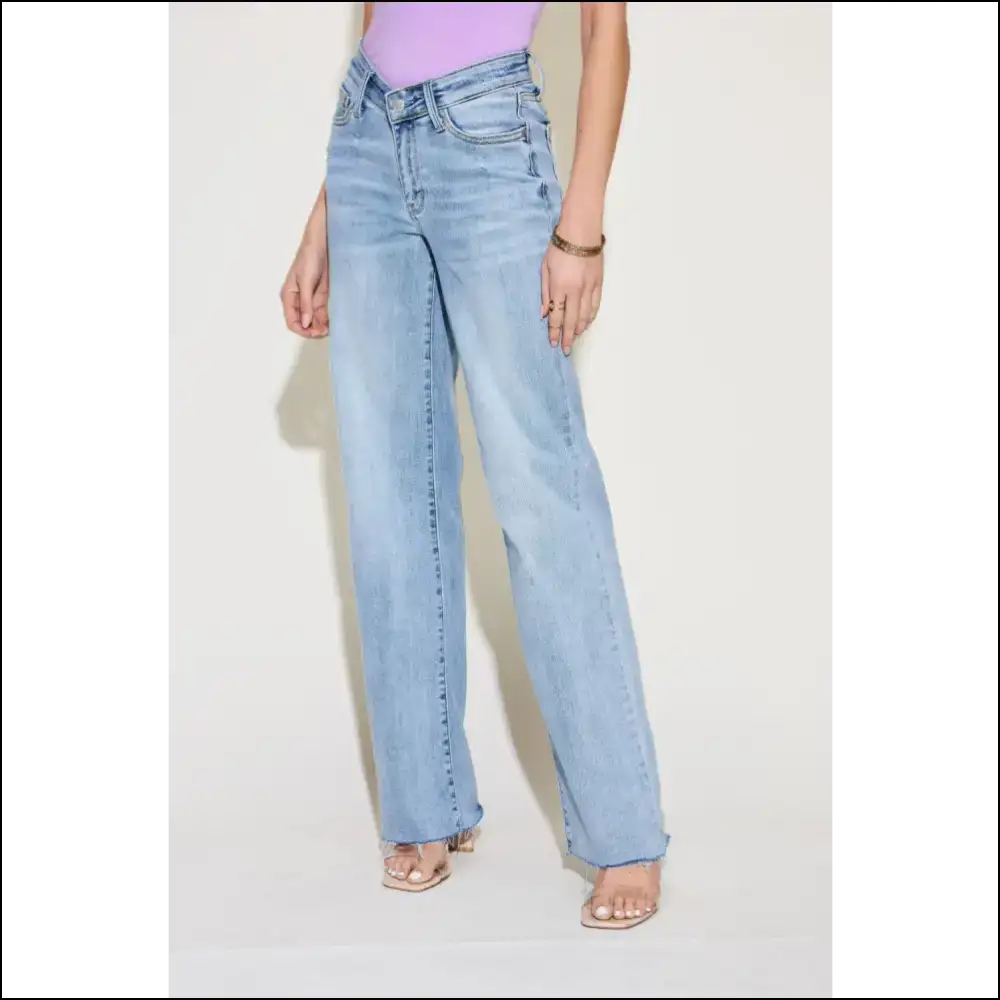 Waistband Straight Jeans that Make your Comfort Dreams Come True 🎉 - on Sale Worldwide Shipping