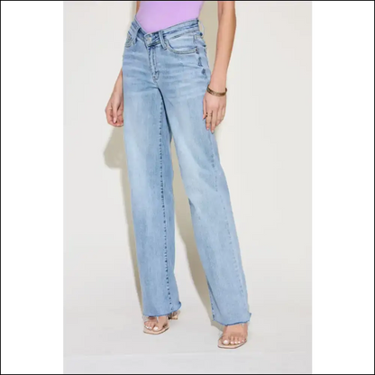Waistband Straight Jeans that Make your Comfort Dreams Come True 🎉 - on Sale Worldwide Shipping