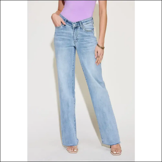 Waistband Straight Jeans that Make your Comfort Dreams Come True 🎉 - Light / 15 - on Sale Worldwide Shipping