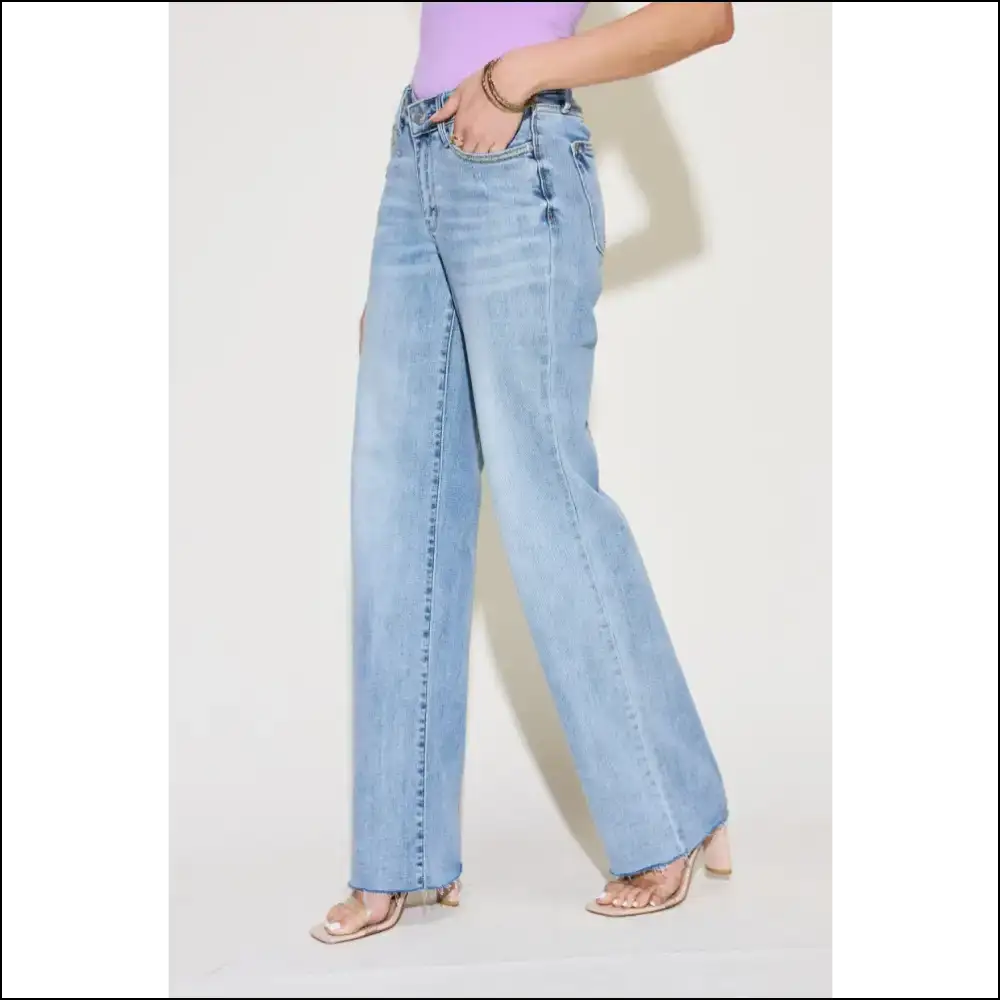 Waistband Straight Jeans that Make your Comfort Dreams Come True 🎉 - on Sale Worldwide Shipping