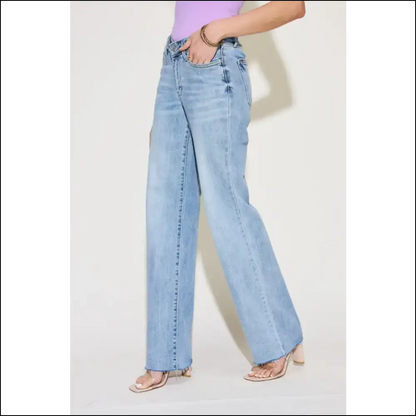 Waistband Straight Jeans that Make your Comfort Dreams Come True 🎉 - on Sale Worldwide Shipping