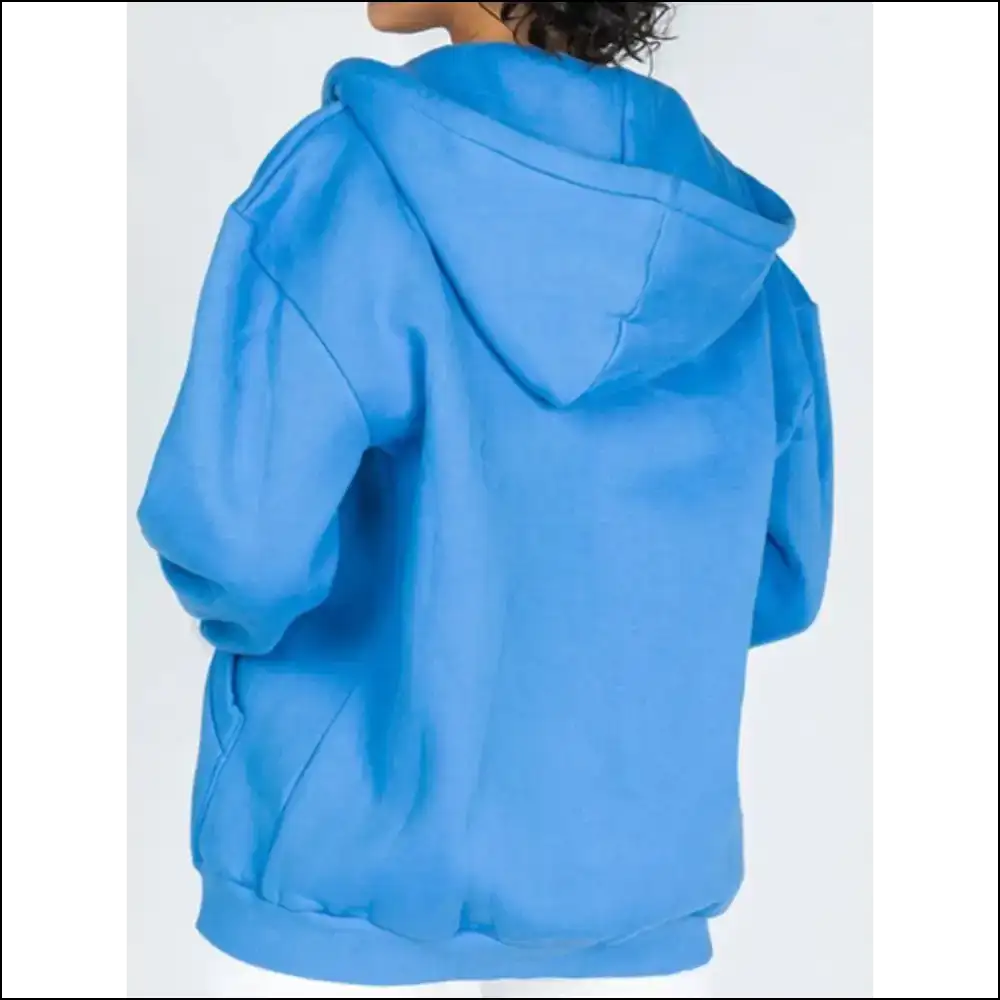 When Life Gets Tough Look Chic in our Zip-up Drawstring Hoodie! 😄✨ - Sweatshirts & Hoodies on Sale Worldwide Shipping