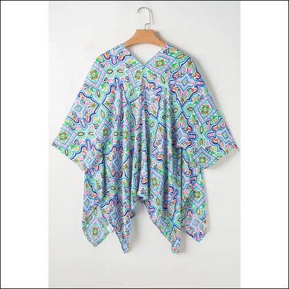 White Boho Floral Kimono: Garden Goddess (needful Things) 🌼💀 - Cover-ups Swimwear on Sale Worldwide Shipping