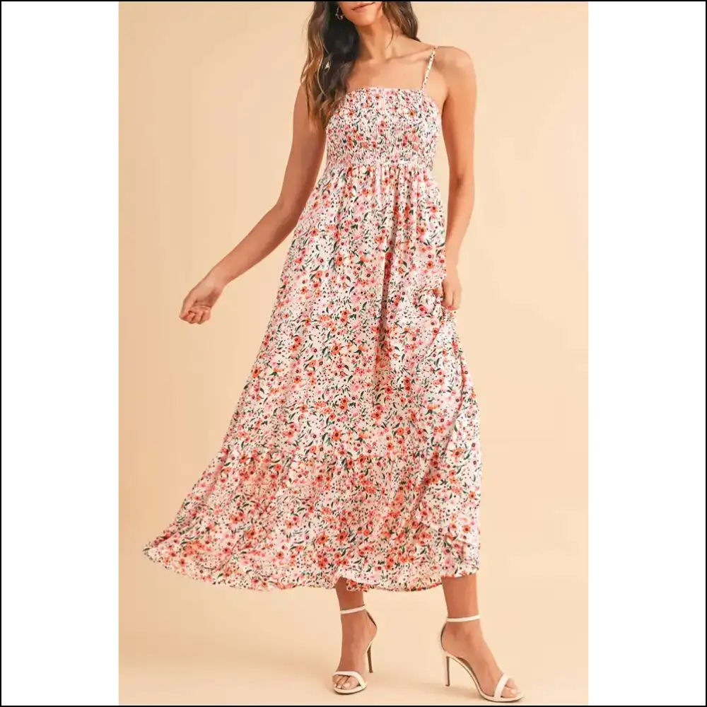 White Boho Floral Maxi Dress: from Zero to Goddess 🌼 (needful Things) - s - Dresses on Sale Worldwide Shipping